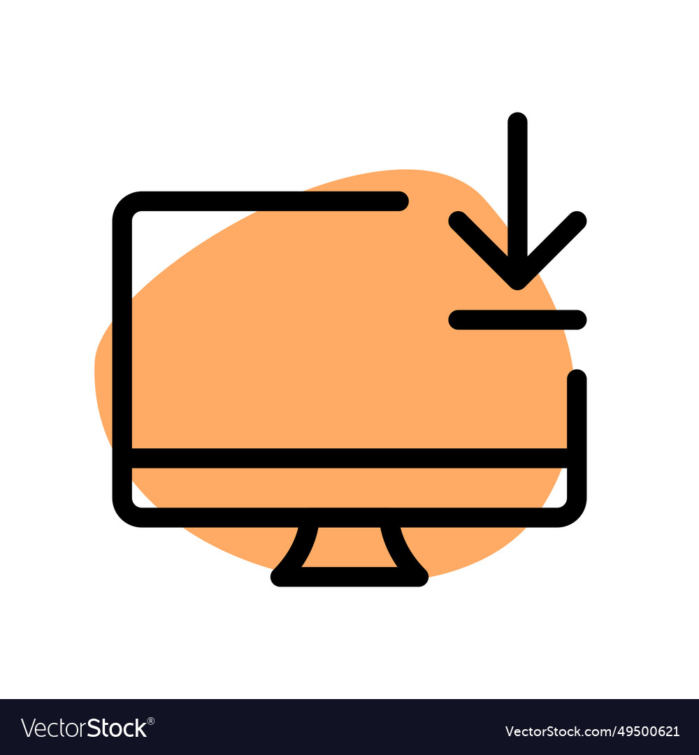 Moving or storing file in local folder Royalty Free Vector