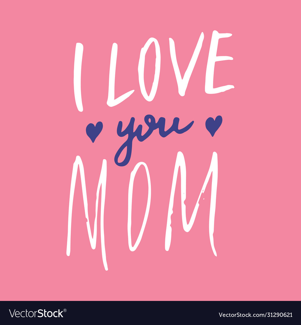 Super mom calligraphic letterings signs set Vector Image