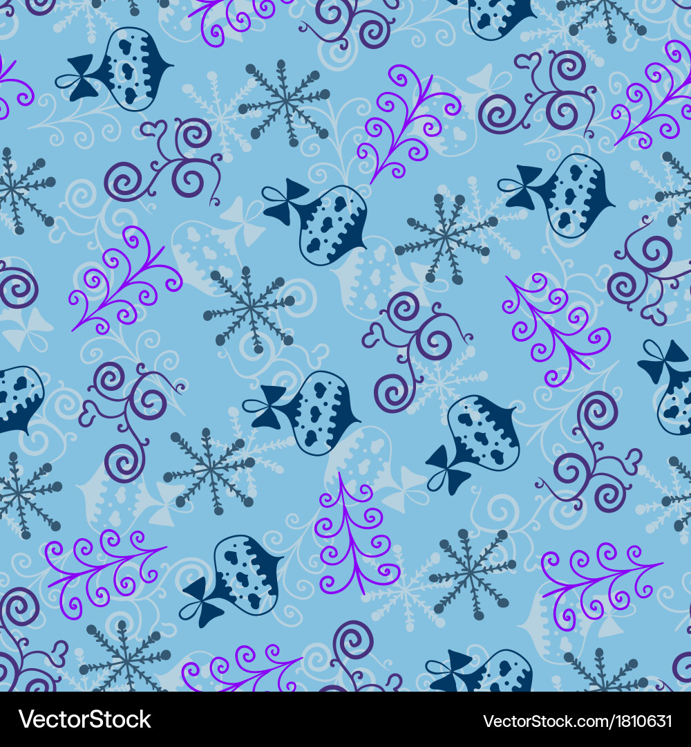 Christmas seamless pattern Royalty Free Vector Image
