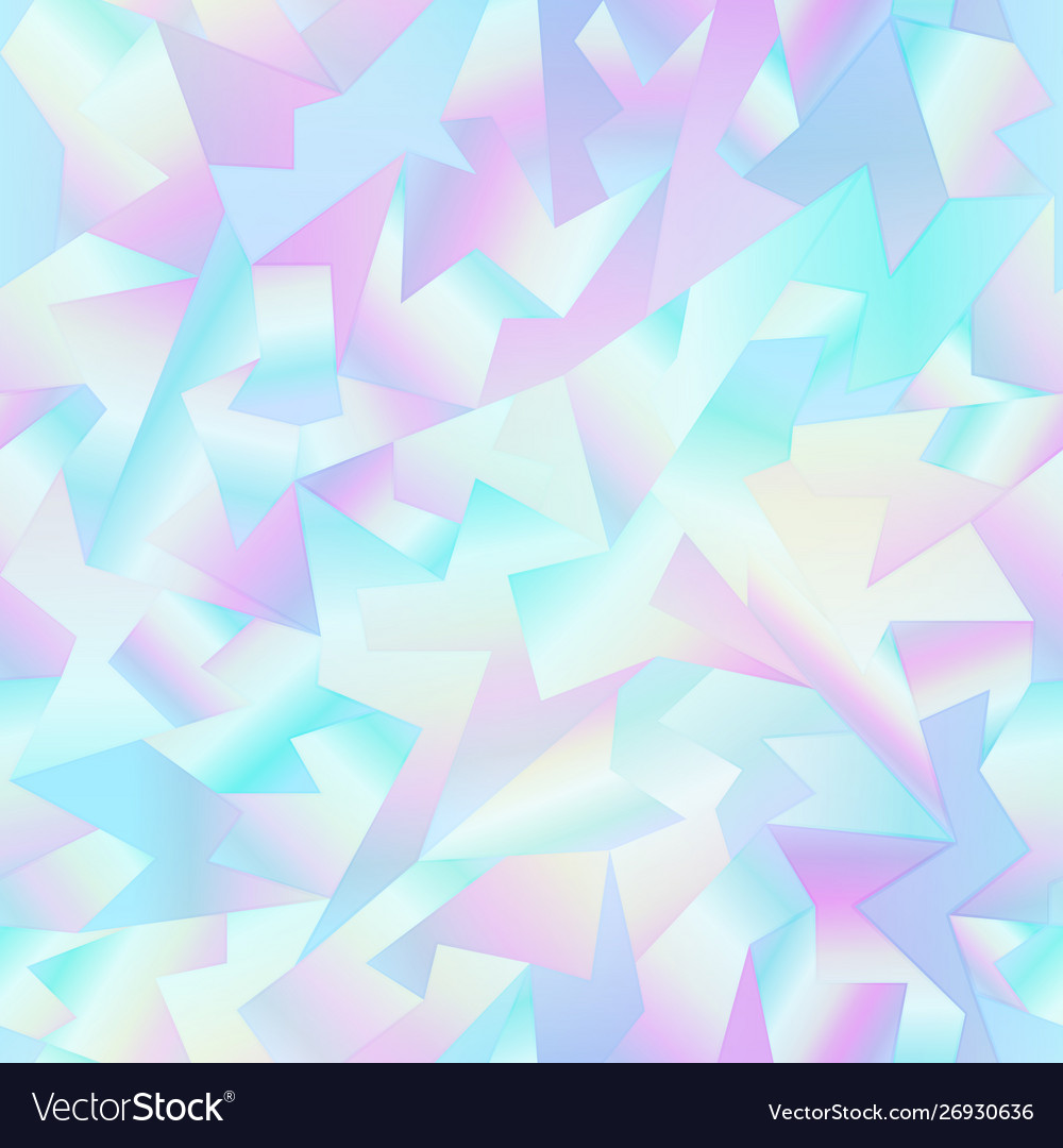 Holographic Mosaic Pattern Royalty Free Vector Image