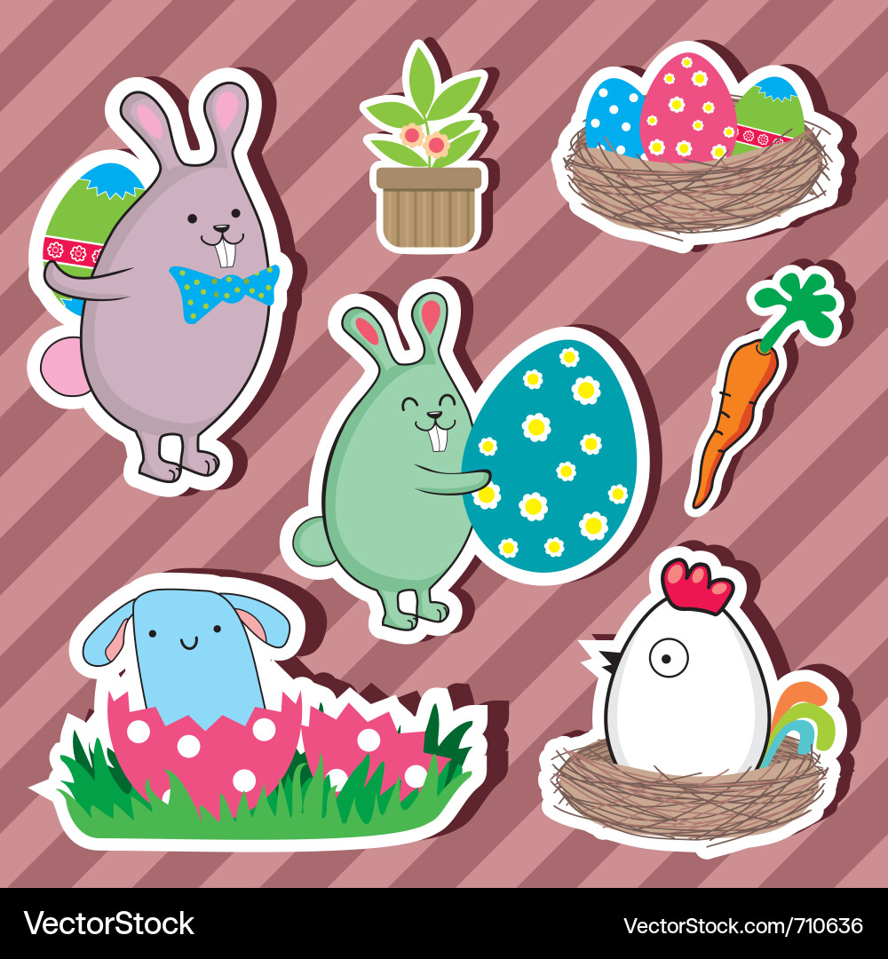 Stickers Royalty Free Vector Image - VectorStock