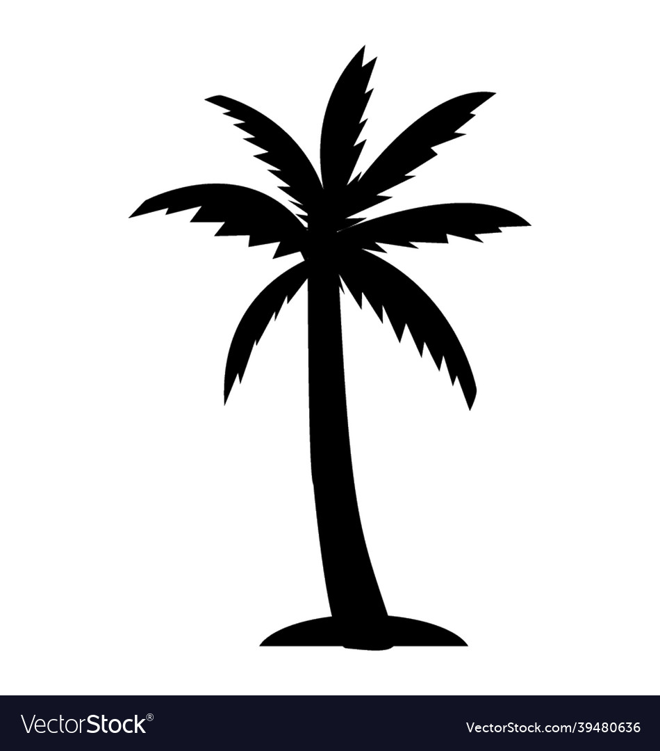 Tropical tree Royalty Free Vector Image - VectorStock