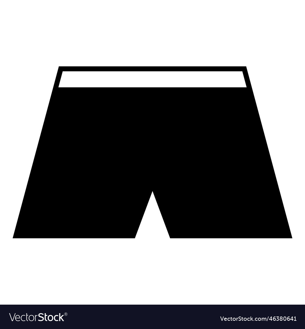 Black short clothes Royalty Free Vector Image - VectorStock