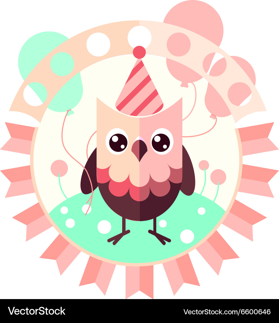 Cute owl Royalty Free Vector Image - VectorStock