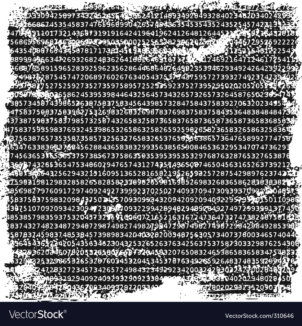 Numbers background Royalty Free Vector Image - VectorStock