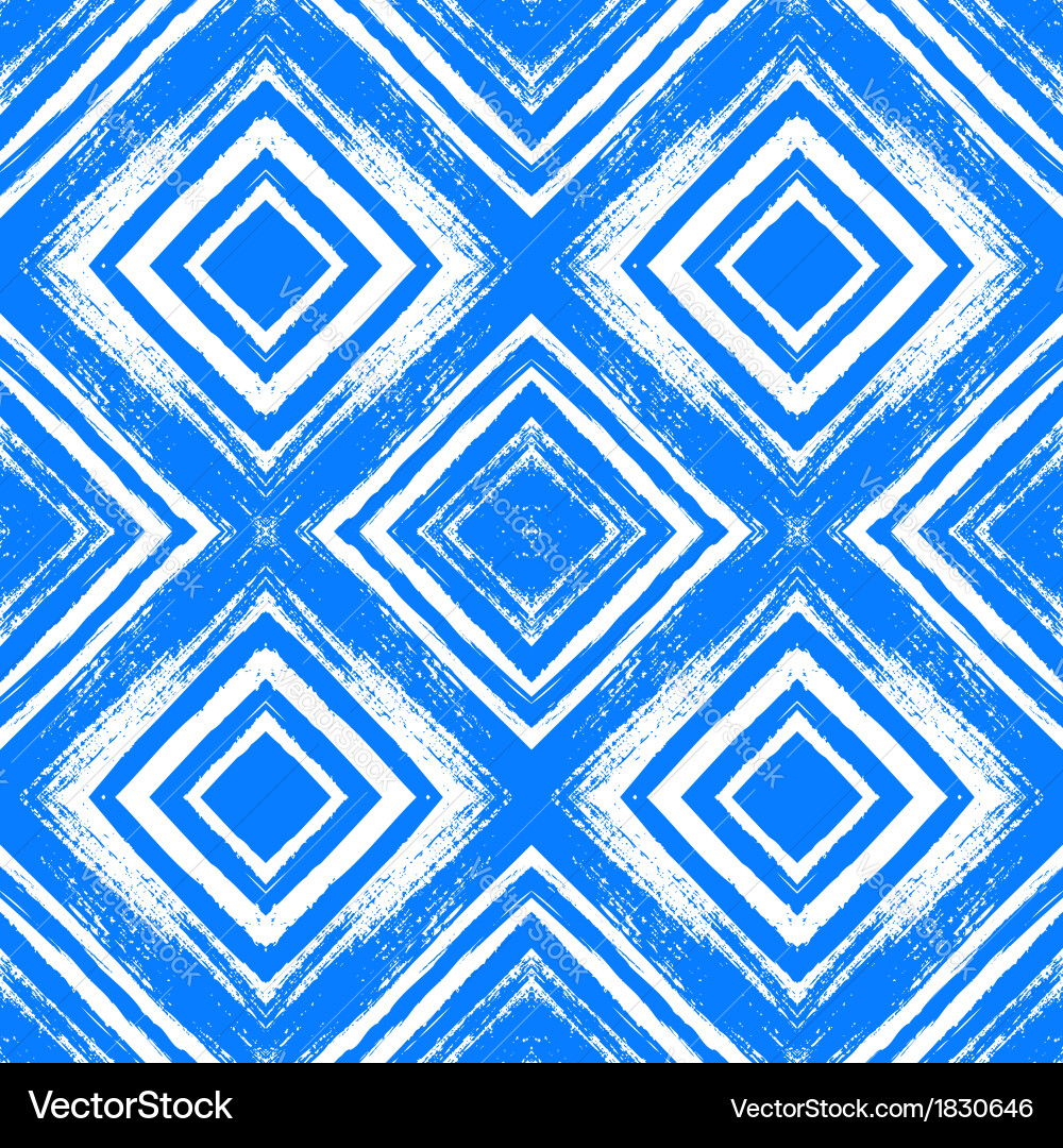 Vintage checked pattern with brushed lines Vector Image