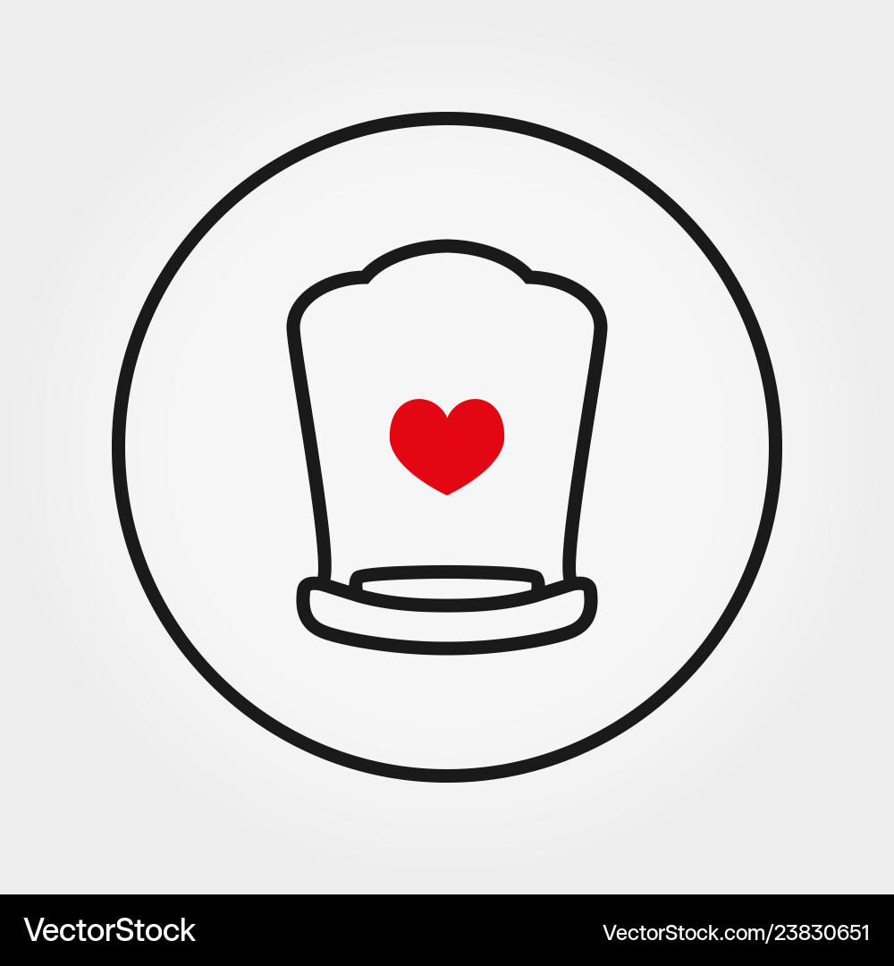 Crib icon editable thin Royalty Free Vector Image