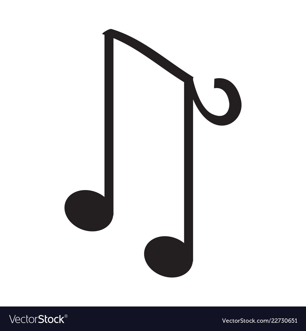 isolated eighth musical note