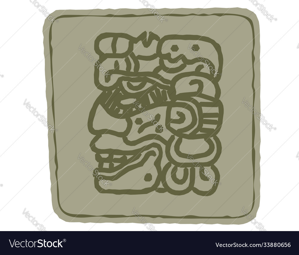 Indian art totem symbols vector image Indian art totem symbols