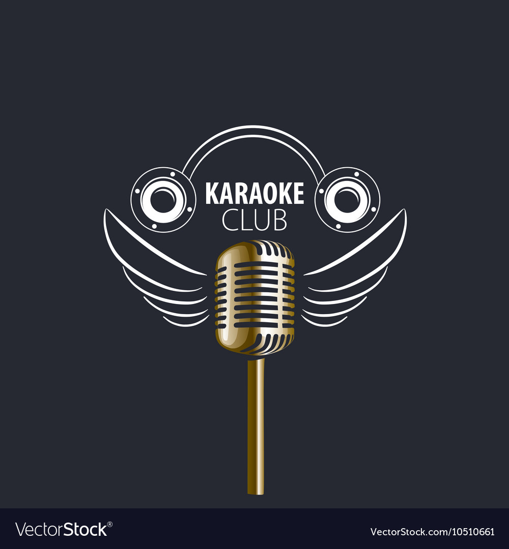 Logo karaoke Royalty Free Vector Image - VectorStock