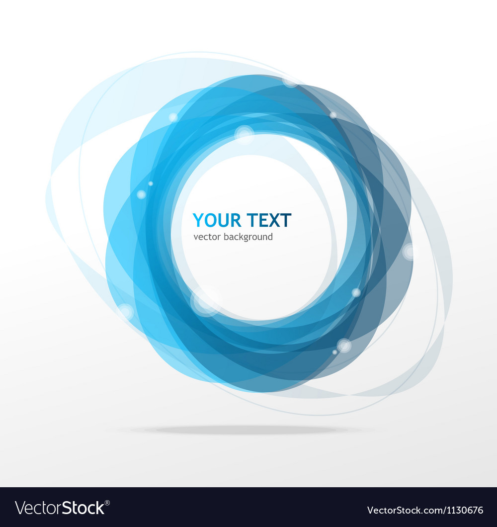 Abstraction blue background Royalty Free Vector Image