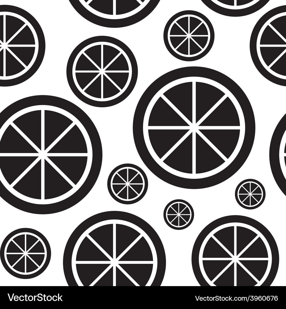 Lemon fruit abstract seamless pattern background Vector Image
