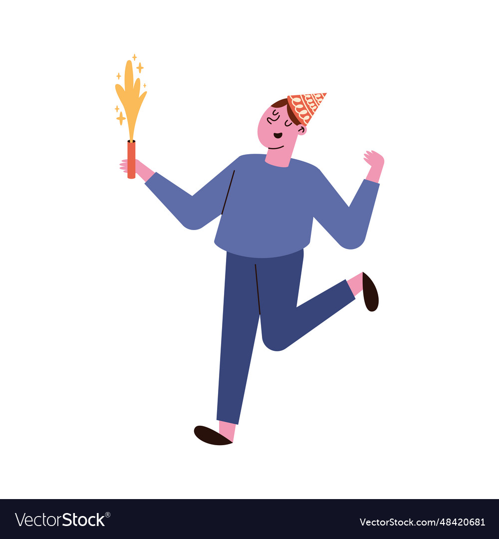 Birthday man Royalty Free Vector Image - VectorStock