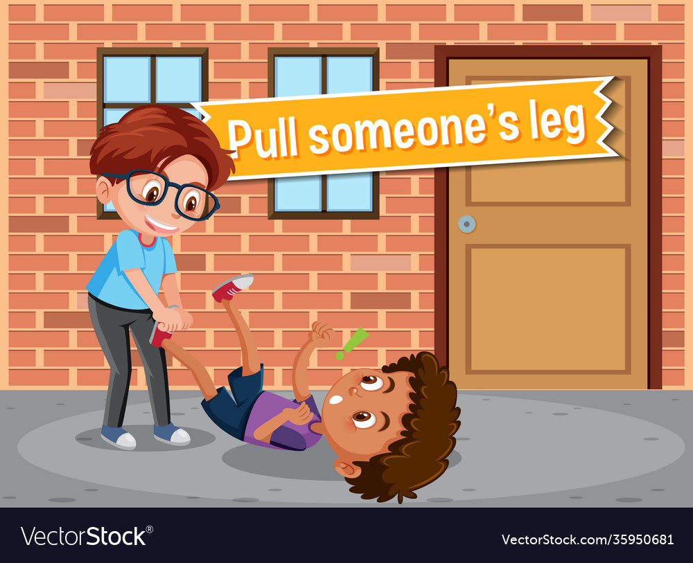 english-idiom-with-picture-description-for-pull-vector-image