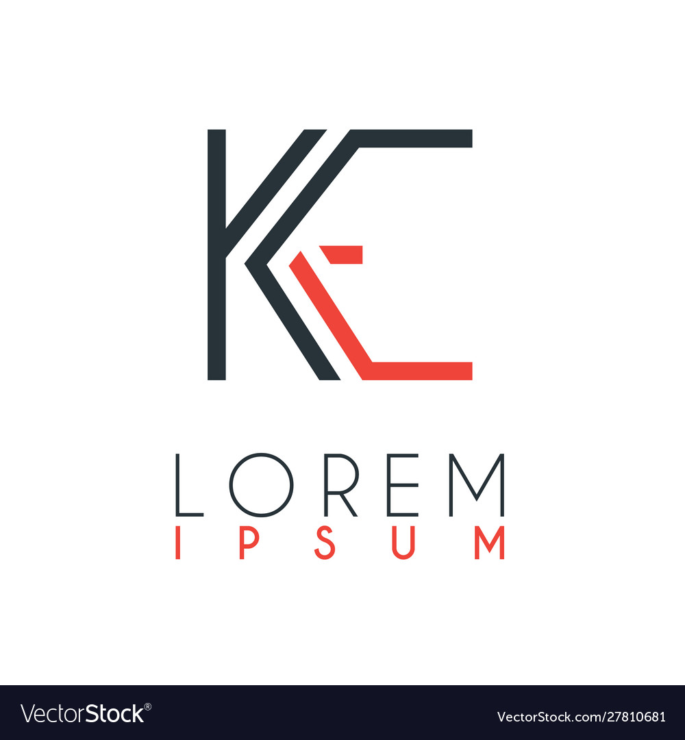 logo-between-letter-k-and-e-or-ke-royalty-free-vector-image