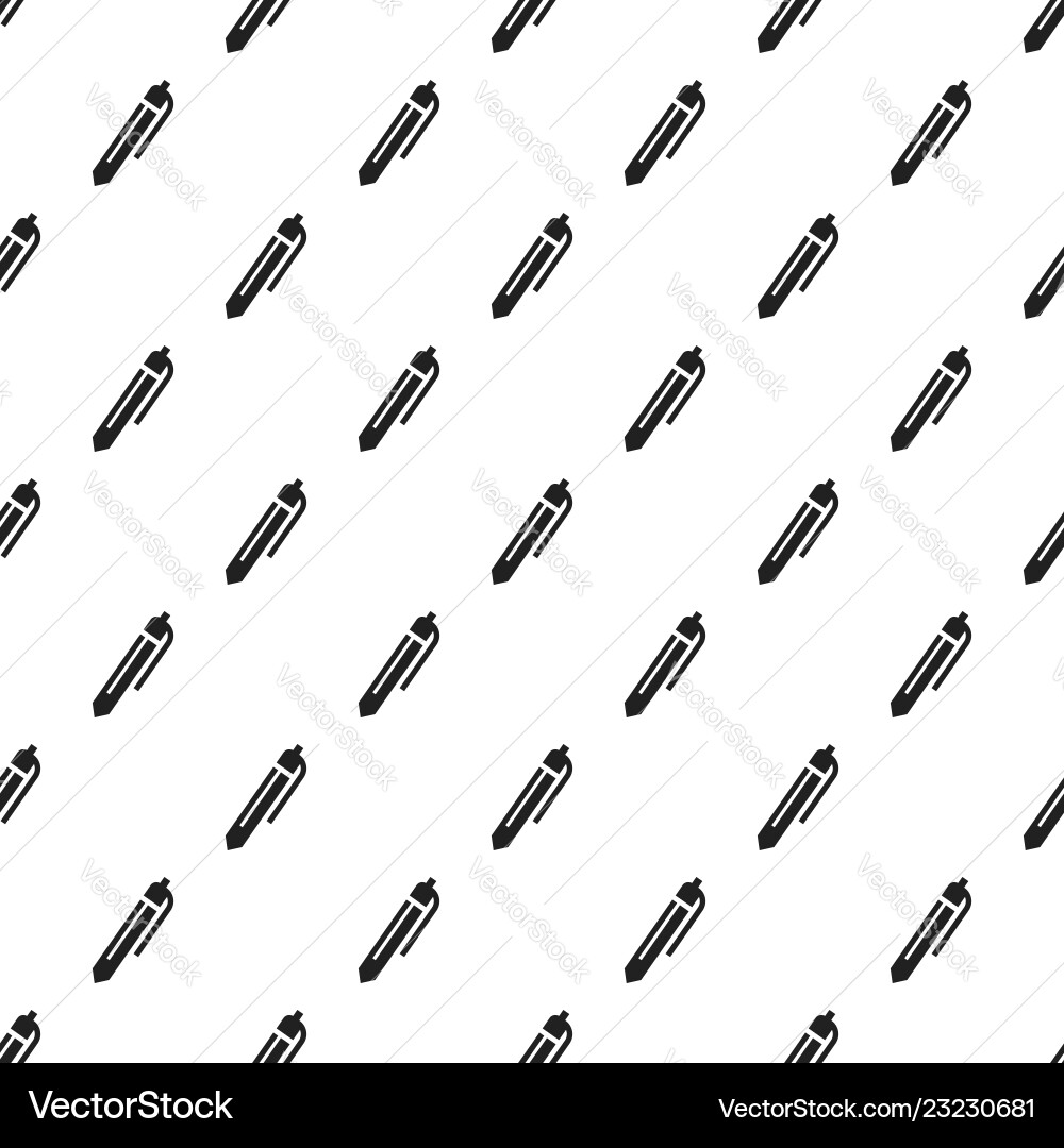Office pen pattern seamless Royalty Free Vector Image