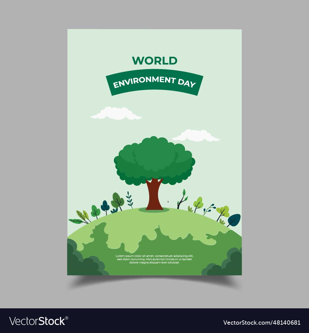 World Environment Day Royalty Free Vector Image 8914