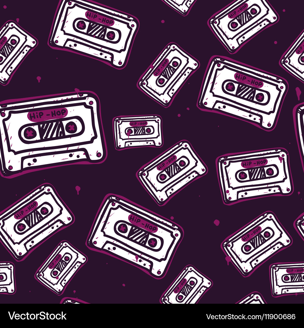 Graffiti Seamless Pattern Royalty Free Vector Image