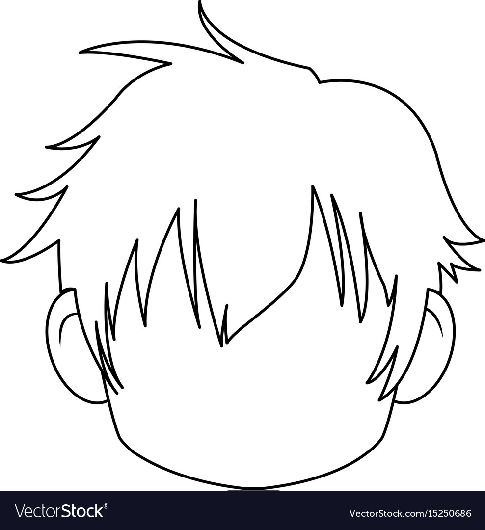 anime male head