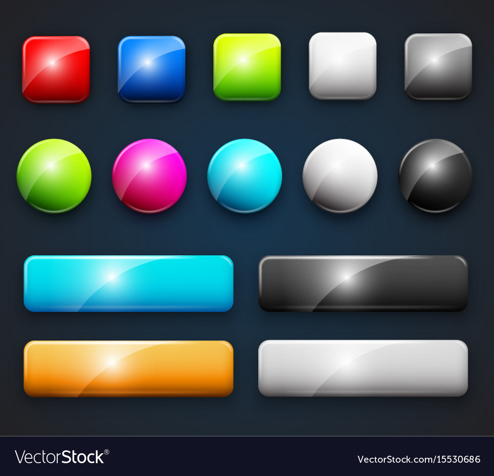 Web elements Royalty Free Vector Image - VectorStock