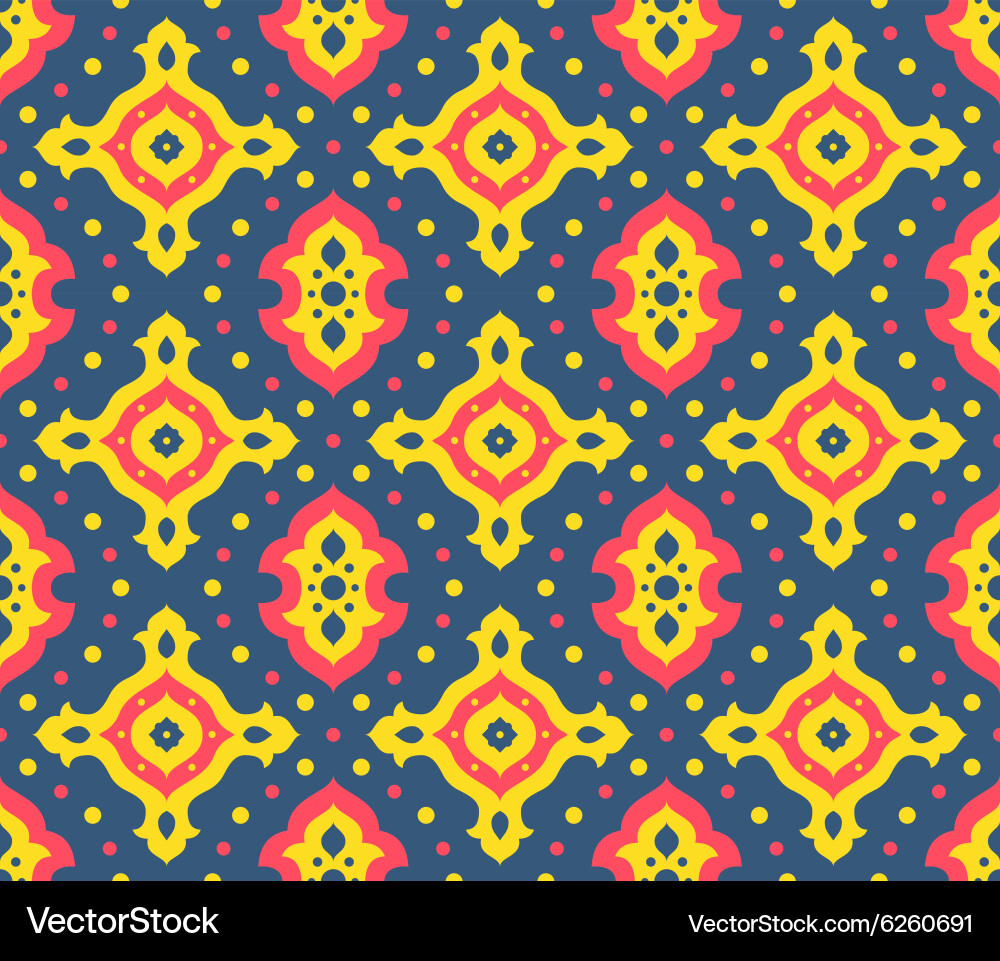Seamless oriental pattern background Royalty Free Vector