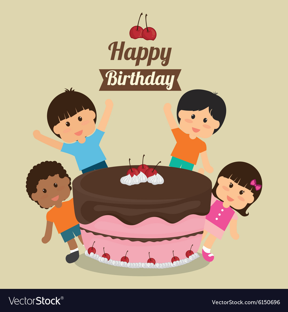 Cake design Royalty Free Vector Image - VectorStock