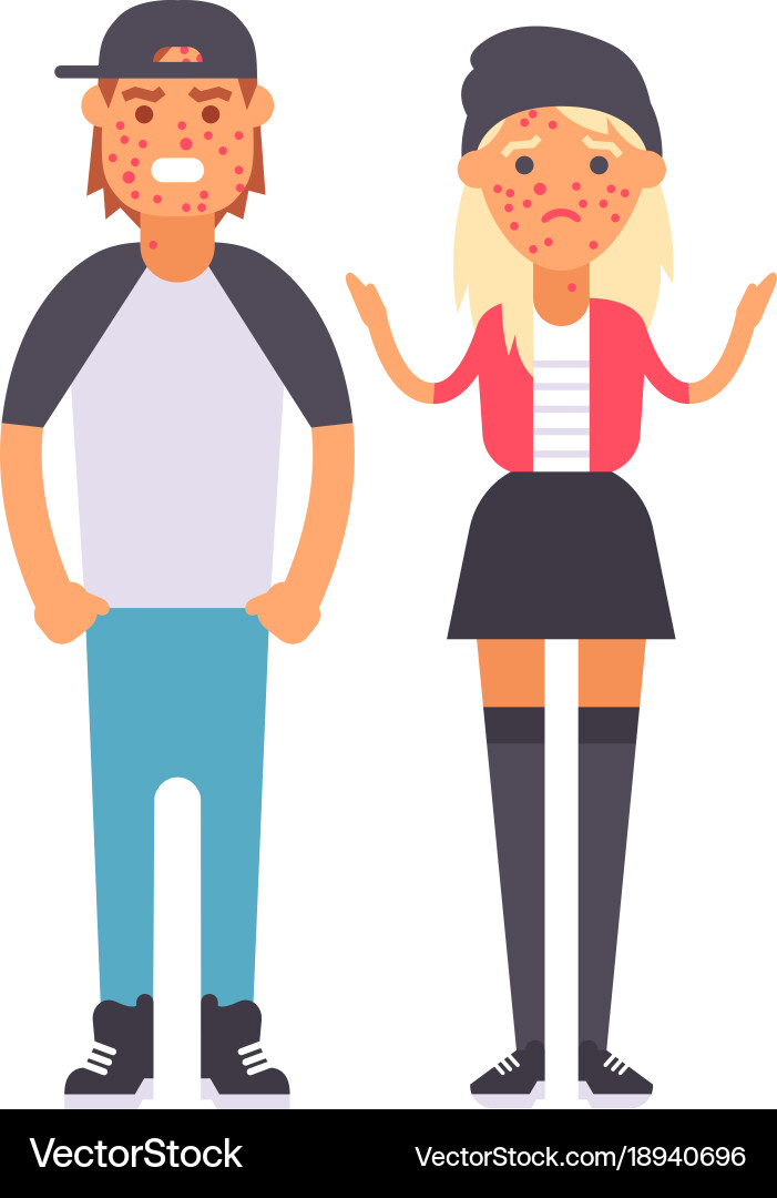 People teens couple cartoon relationship Vector Image