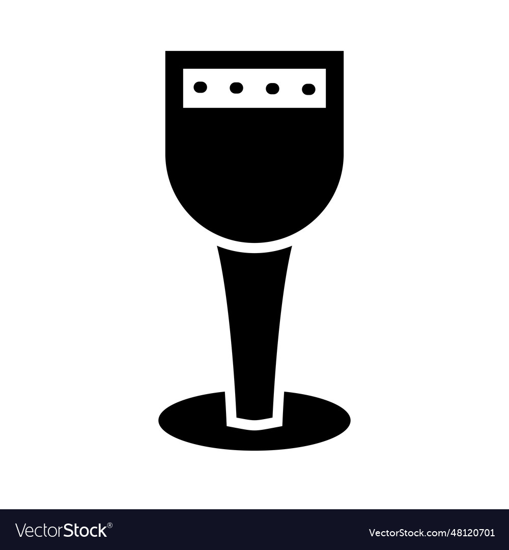 Chalice glyph icon for personal and commercial use