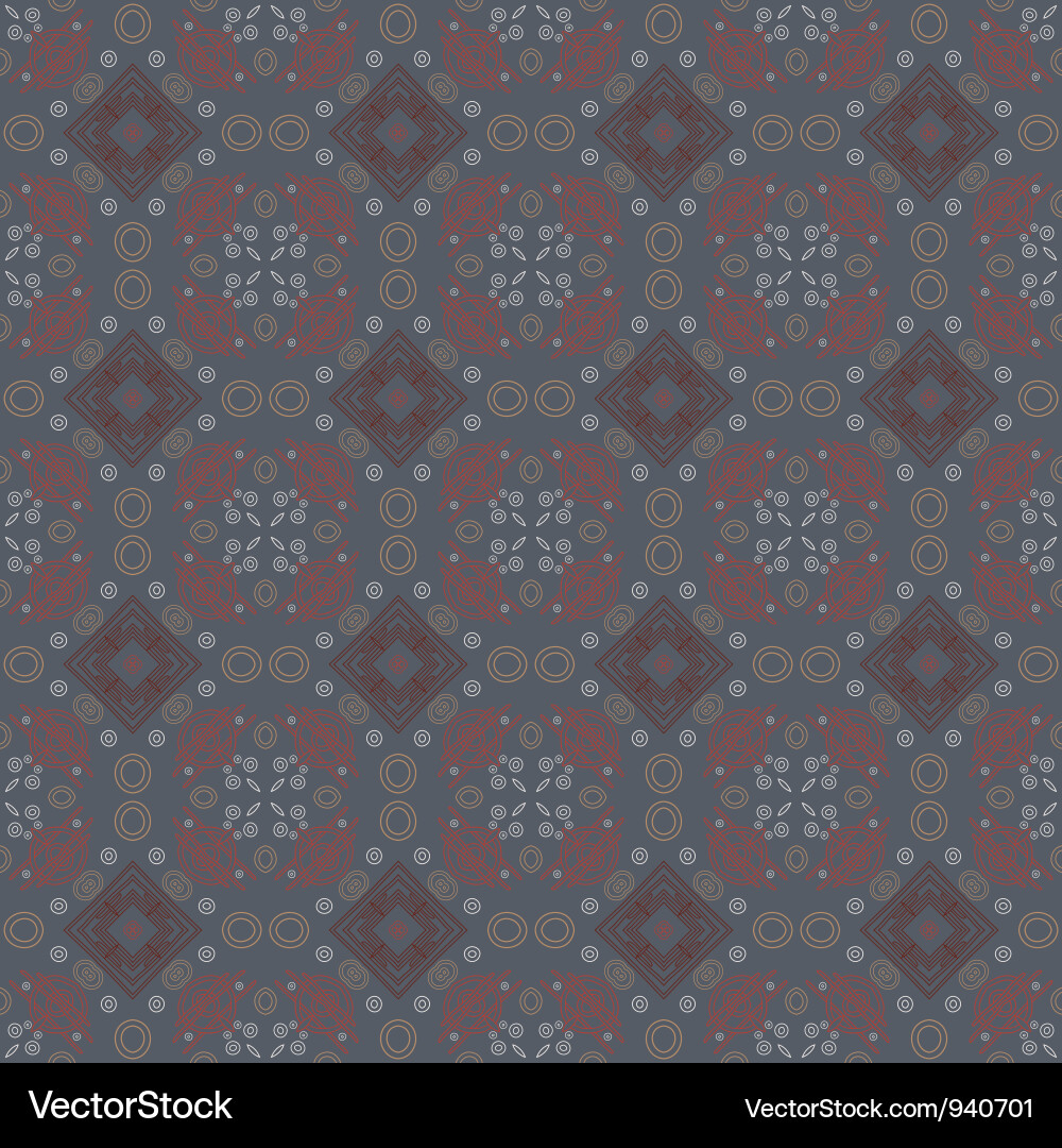 Decorative retro pattern Royalty Free Vector Image