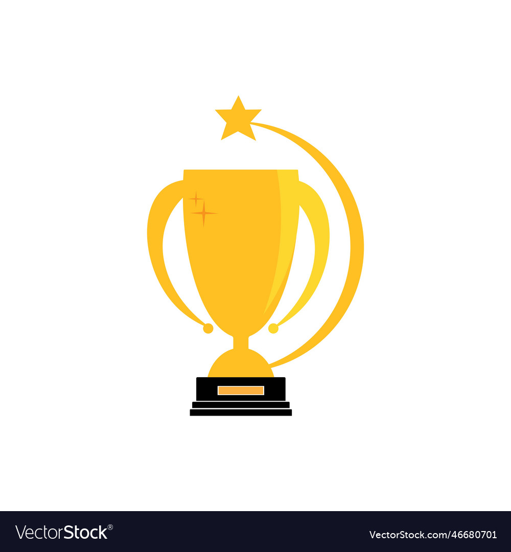 Trophy logo Royalty Free Vector Image - VectorStock