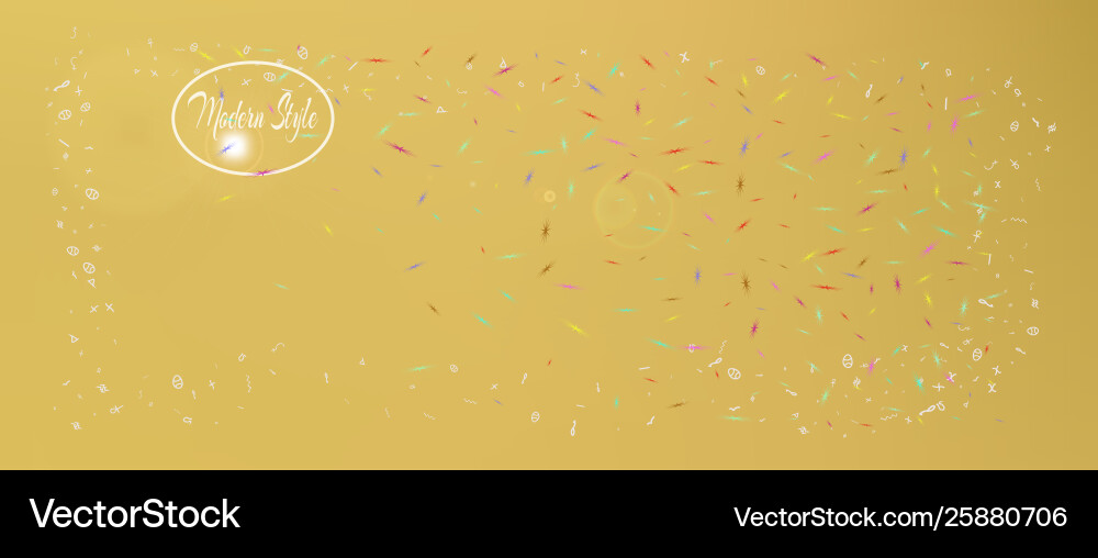 Colorful abstract ultra wide space background Vector Image