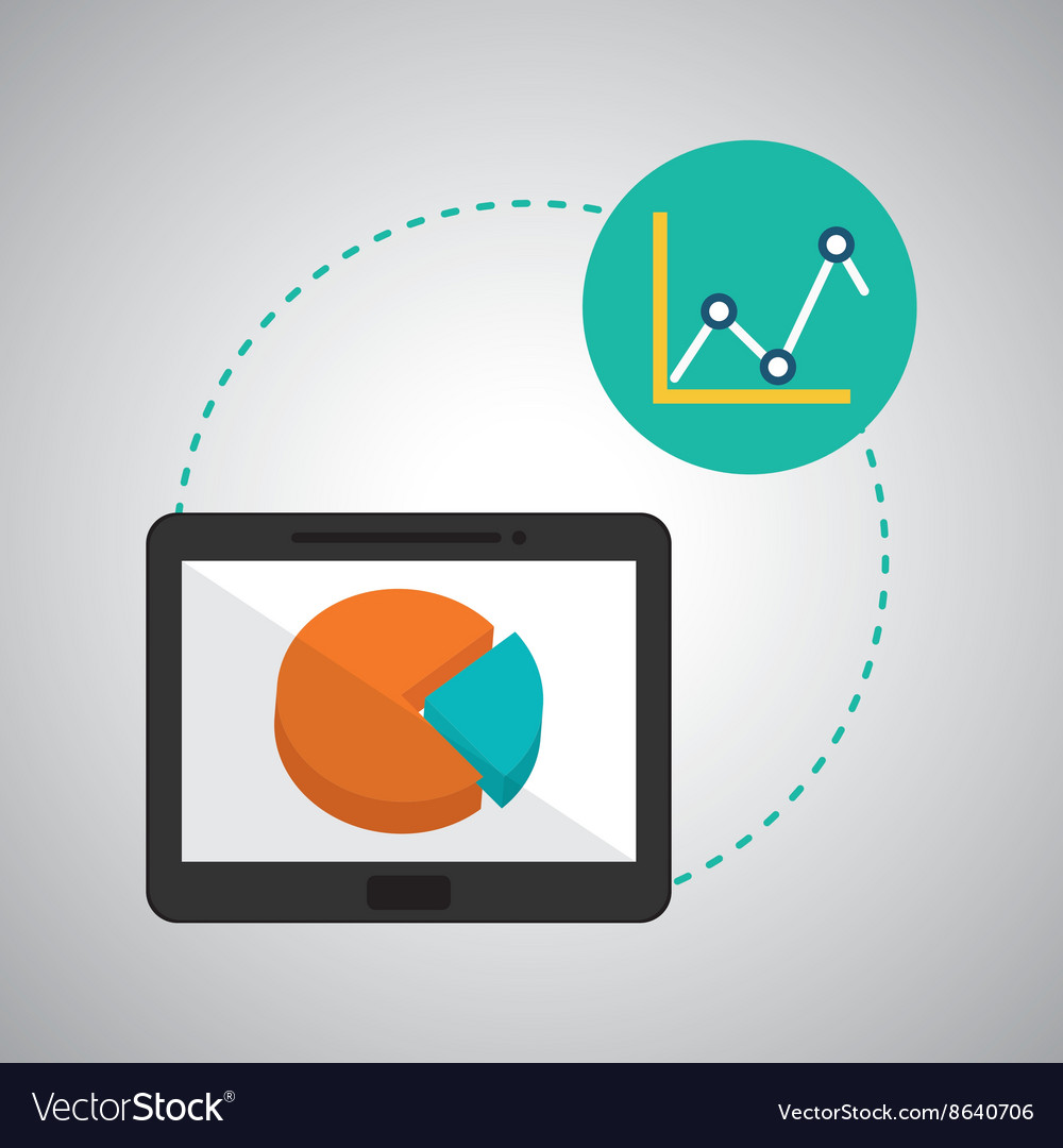 Infographic design data icon business concept Vector Image