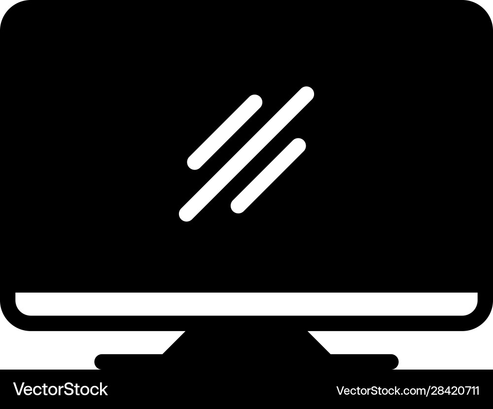 Monitor Royalty Free Vector Image - VectorStock