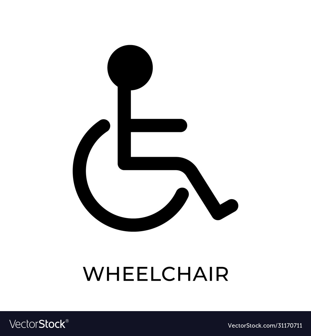 Wheelchair icon medical template Royalty Free Vector Image