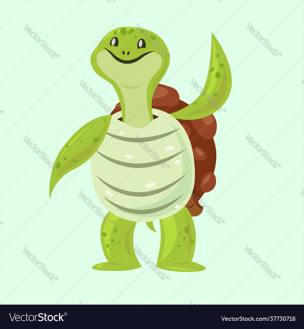 Cute turttle icon Royalty Free Vector Image - VectorStock