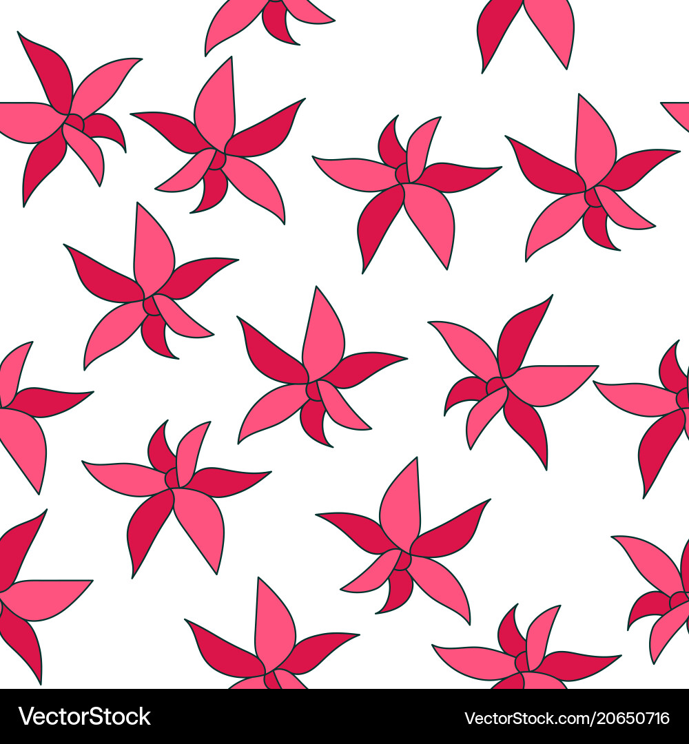 Seamless pattern with plants Royalty Free Vector Image