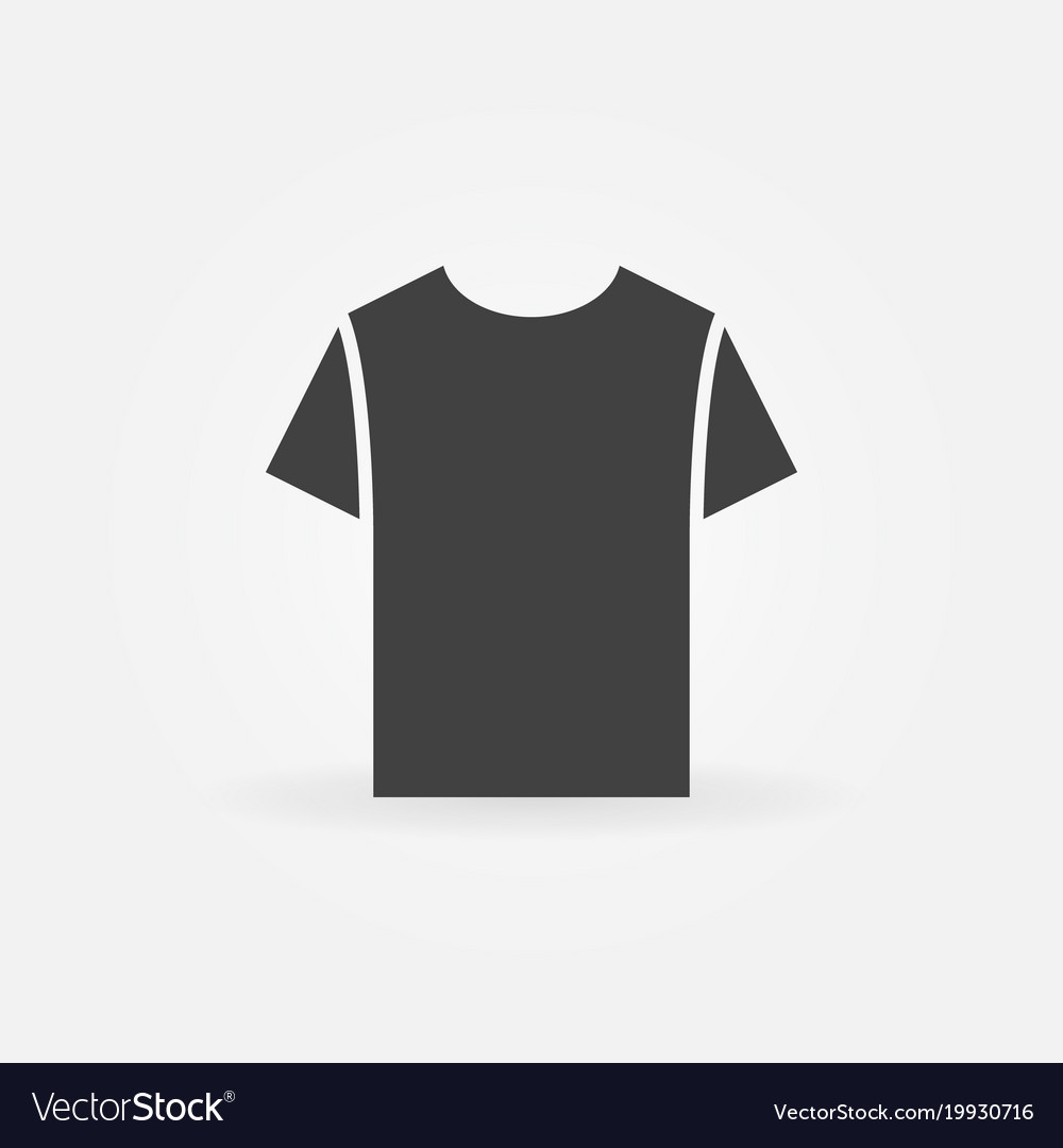 Tshirt icon t-shirt symbol Royalty Free Vector Image