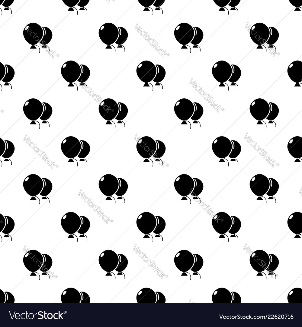 Wedding balloons pattern seamless Royalty Free Vector Image