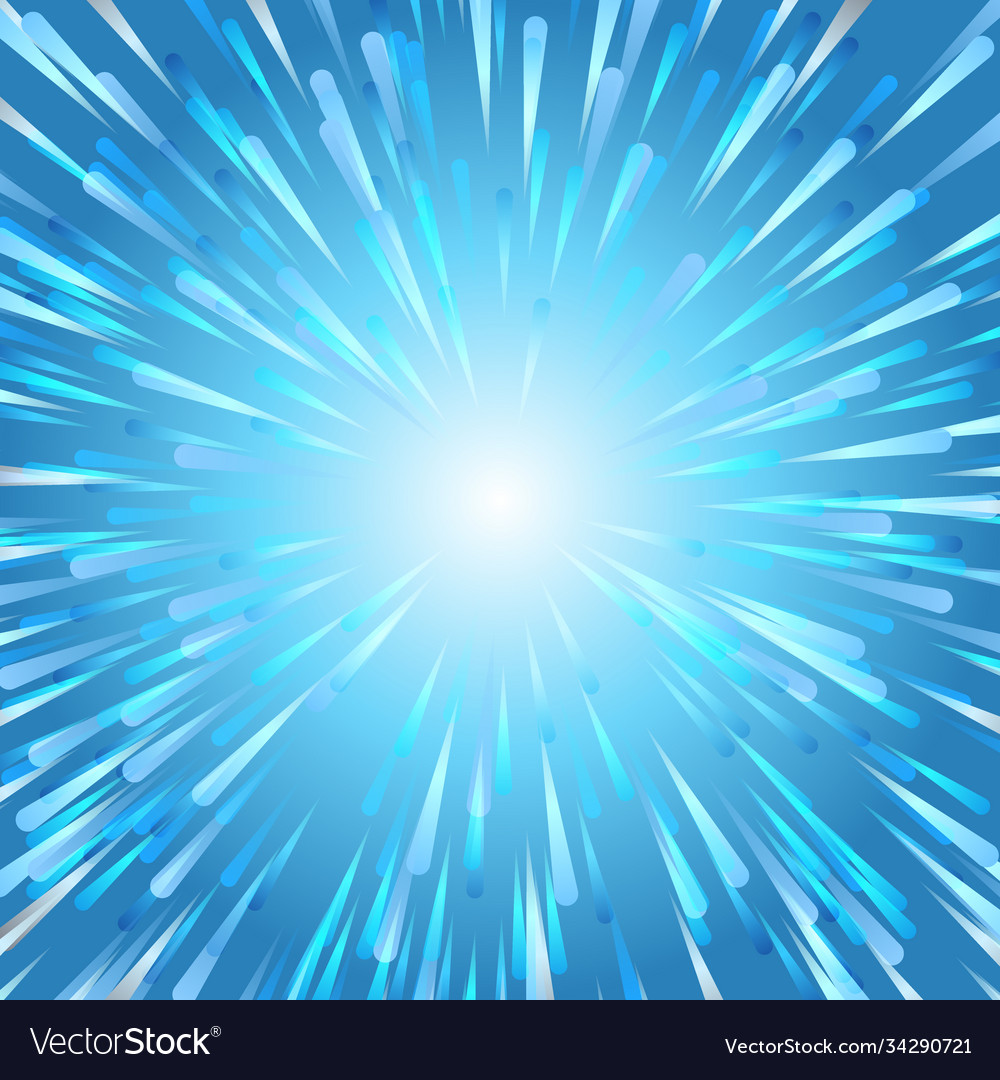 Abstract fireworks blue christmas Royalty Free Vector Image