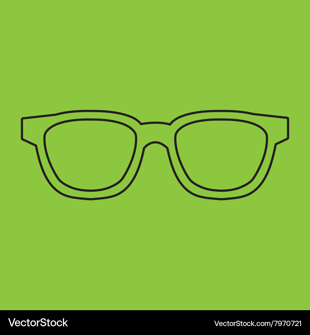 Glasses icon design Royalty Free Vector Image - VectorStock