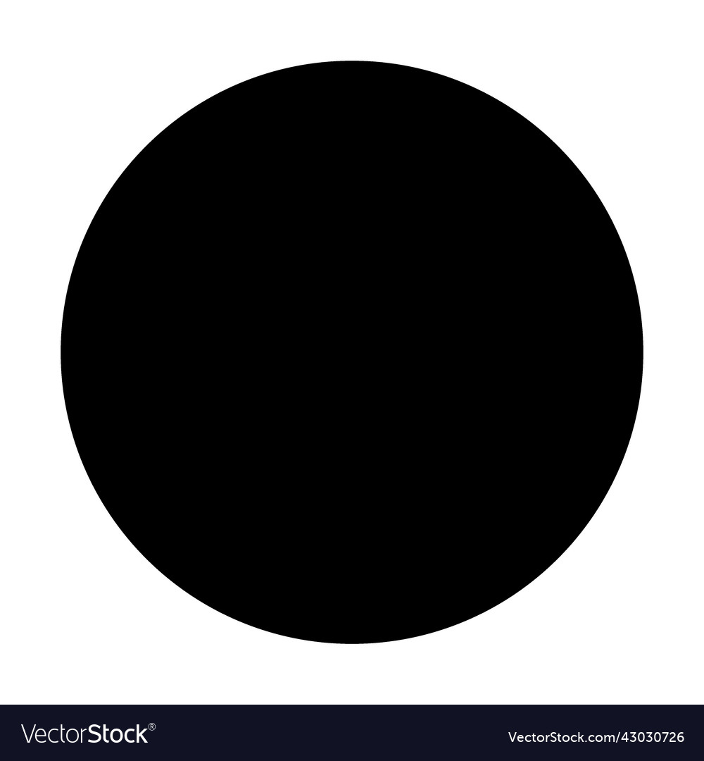 Black dot Royalty Free Vector Image - VectorStock