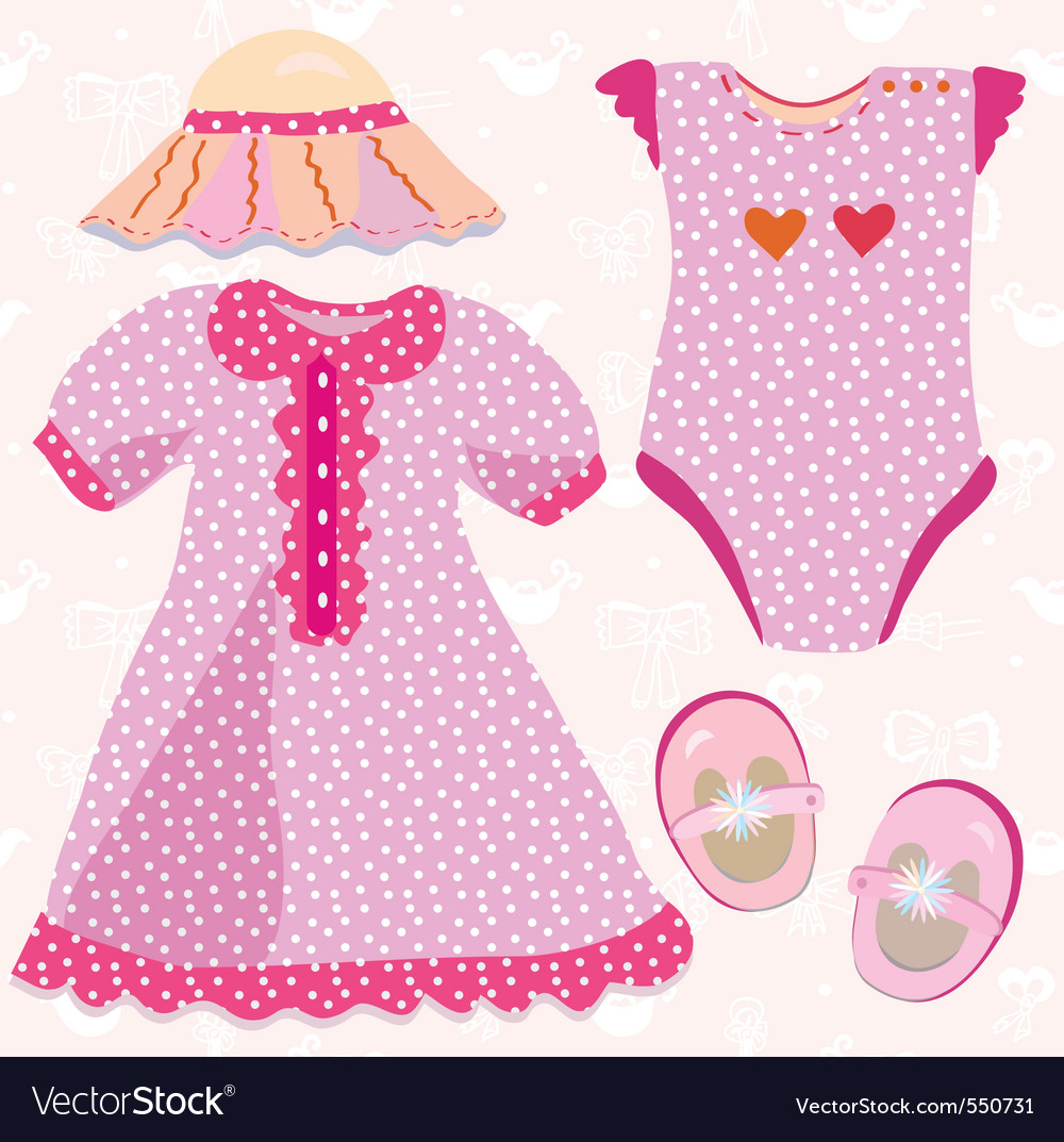 Baby costume Royalty Free Vector Image - VectorStock