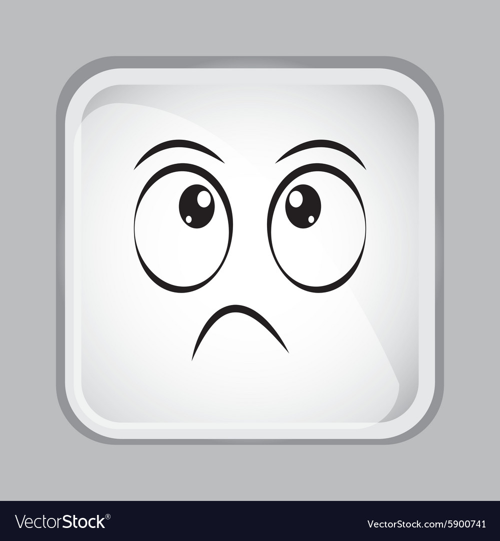 Emoticon face Royalty Free Vector Image - VectorStock