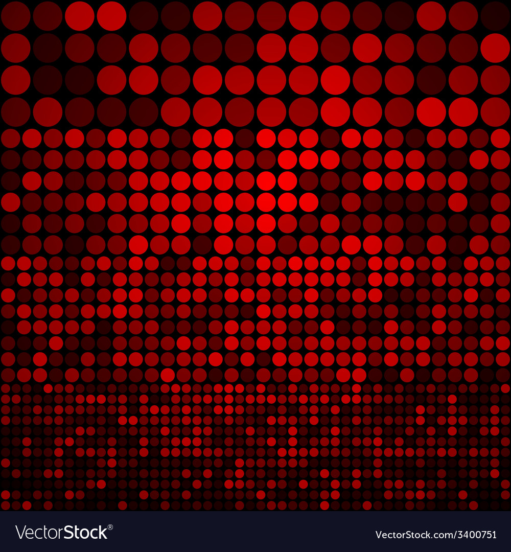 Abstract Dark Red Circles Seamless Pattern Vector Image