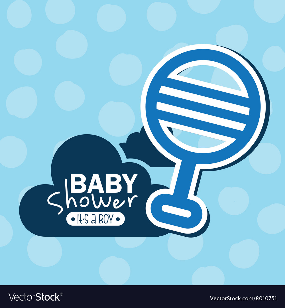 Baby shower design Royalty Free Vector Image - VectorStock