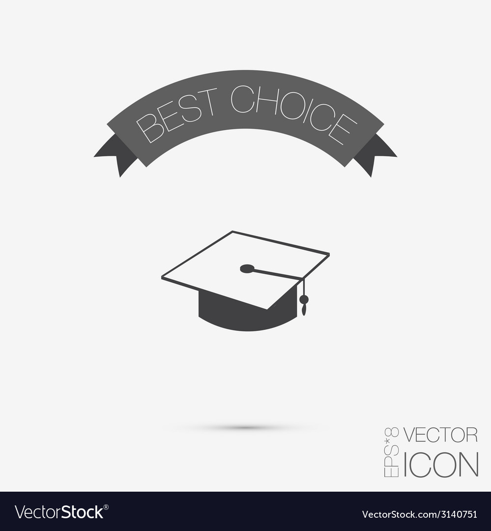 graduate hat education sign