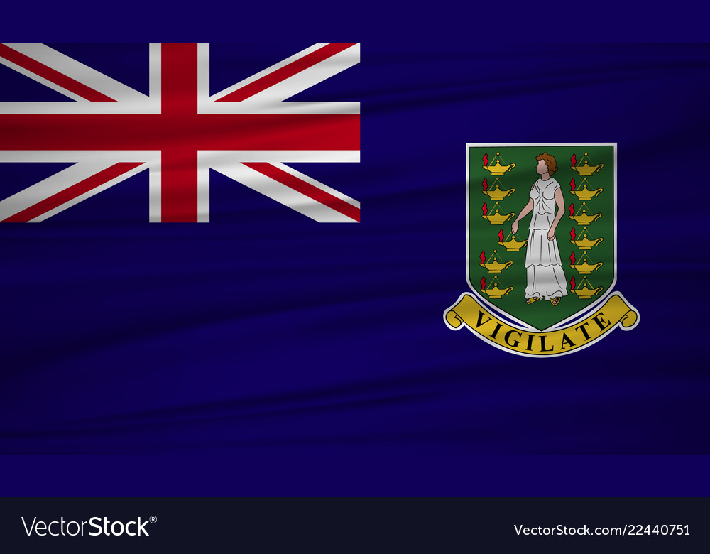 Virgin islands flag flag virgin islands Royalty Free Vector