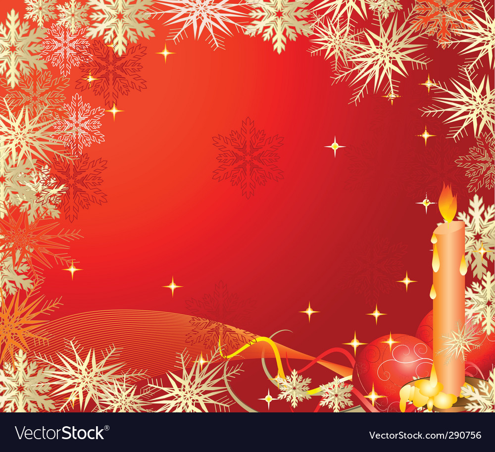 Candle Red Royalty Free Vector Image - Vectorstock