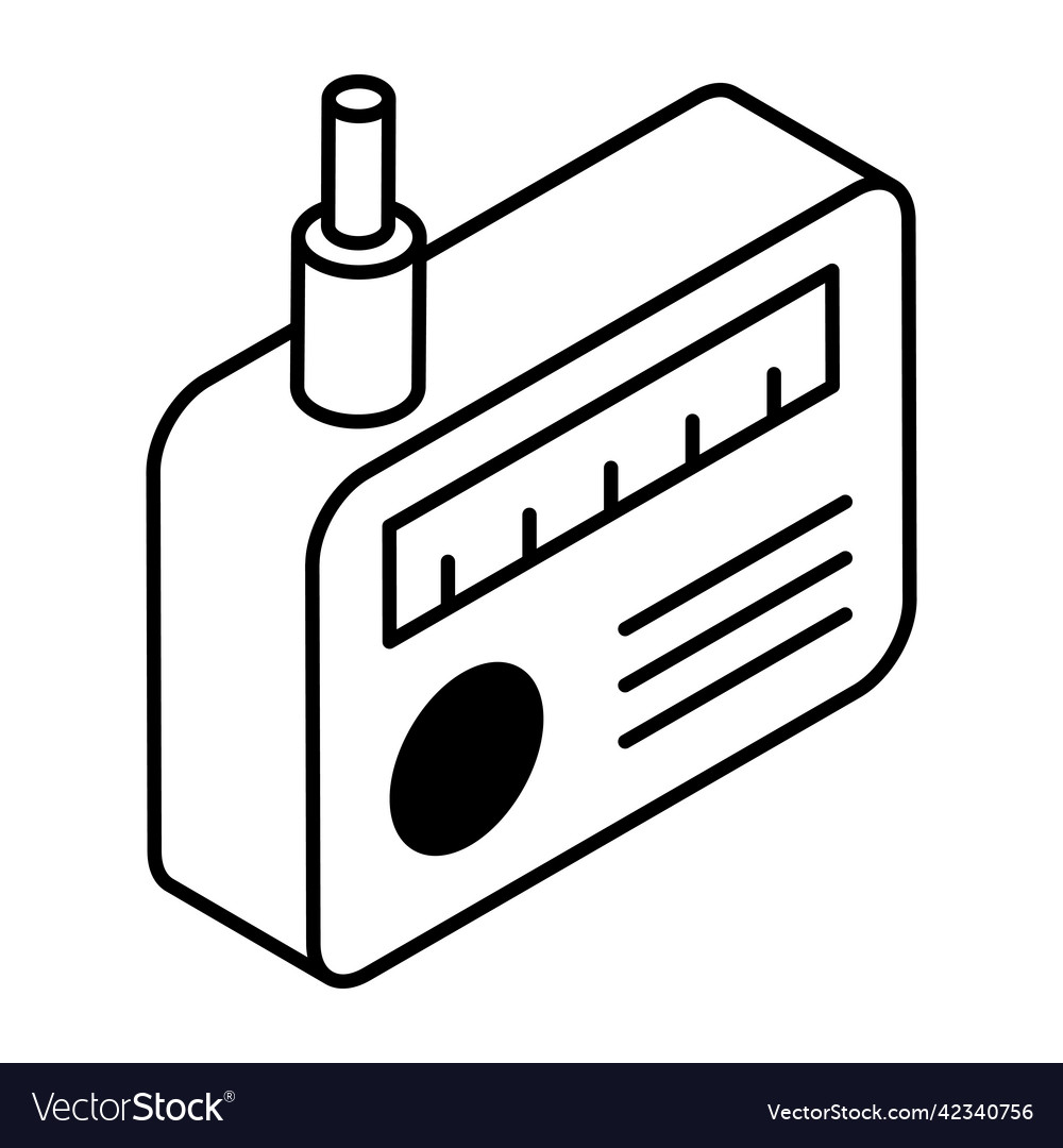 Radio Royalty Free Vector Image - VectorStock