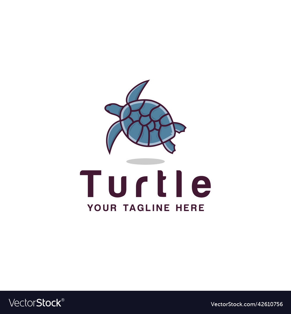 Wild turtle logo Royalty Free Vector Image - VectorStock